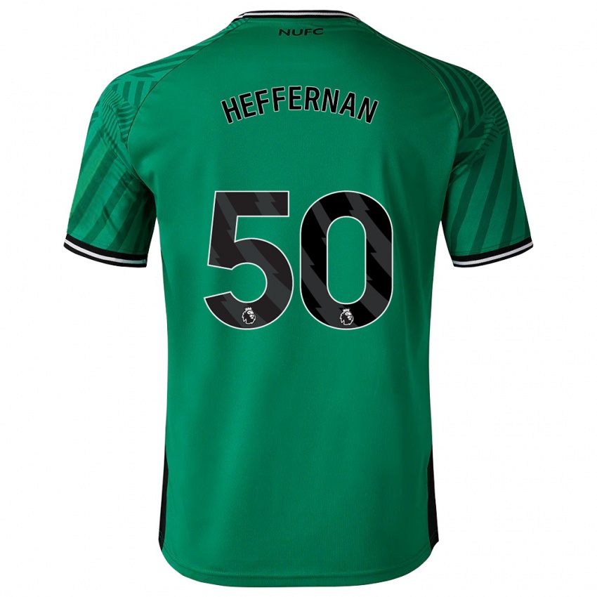 Hombre Camiseta Cathal Heffernan #50 Verde 2ª Equipación 2023/24 La Camisa Argentina