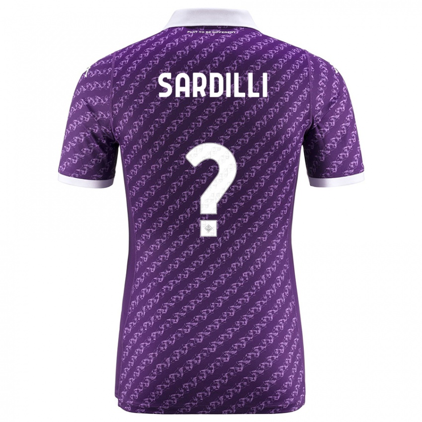 Mujer Camiseta Davide Sardilli #0 Violeta 1ª Equipación 2023/24 La Camisa Argentina