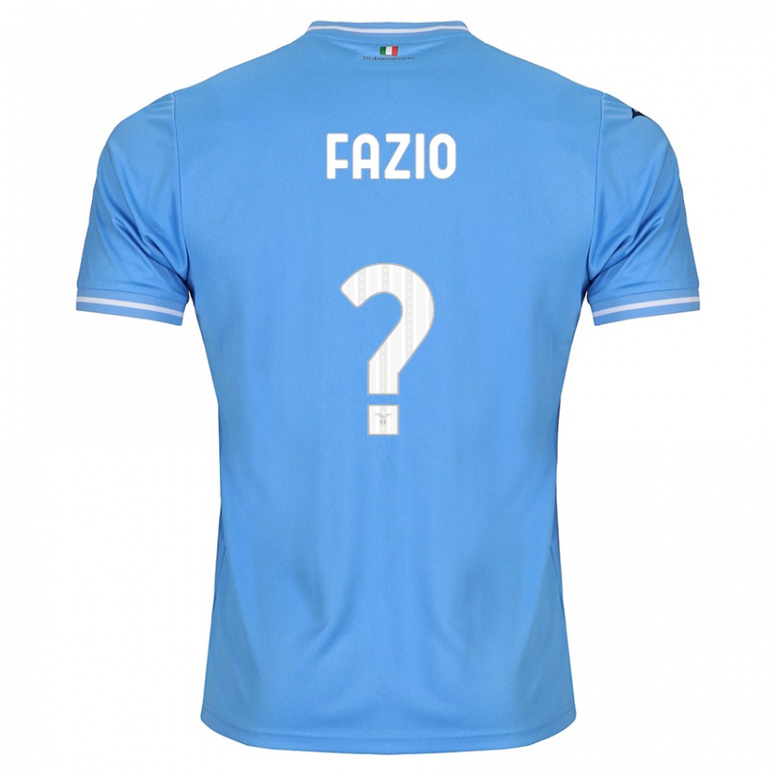 Mujer Camiseta Francesco Fazio #0 Azul 1ª Equipación 2023/24 La Camisa Argentina