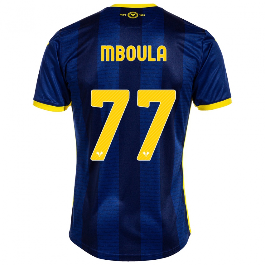 Mujer Camiseta Jordi Mboula #77 Armada 1ª Equipación 2023/24 La Camisa Argentina