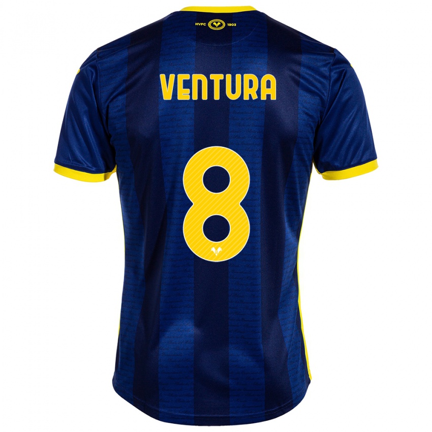 Mujer Camiseta Ciro Ventura #8 Armada 1ª Equipación 2023/24 La Camisa Argentina