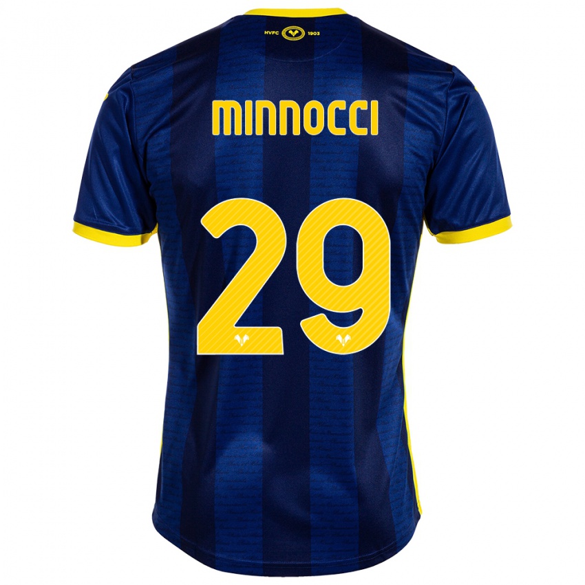 Mujer Camiseta Valerio Minnocci #29 Armada 1ª Equipación 2023/24 La Camisa Argentina