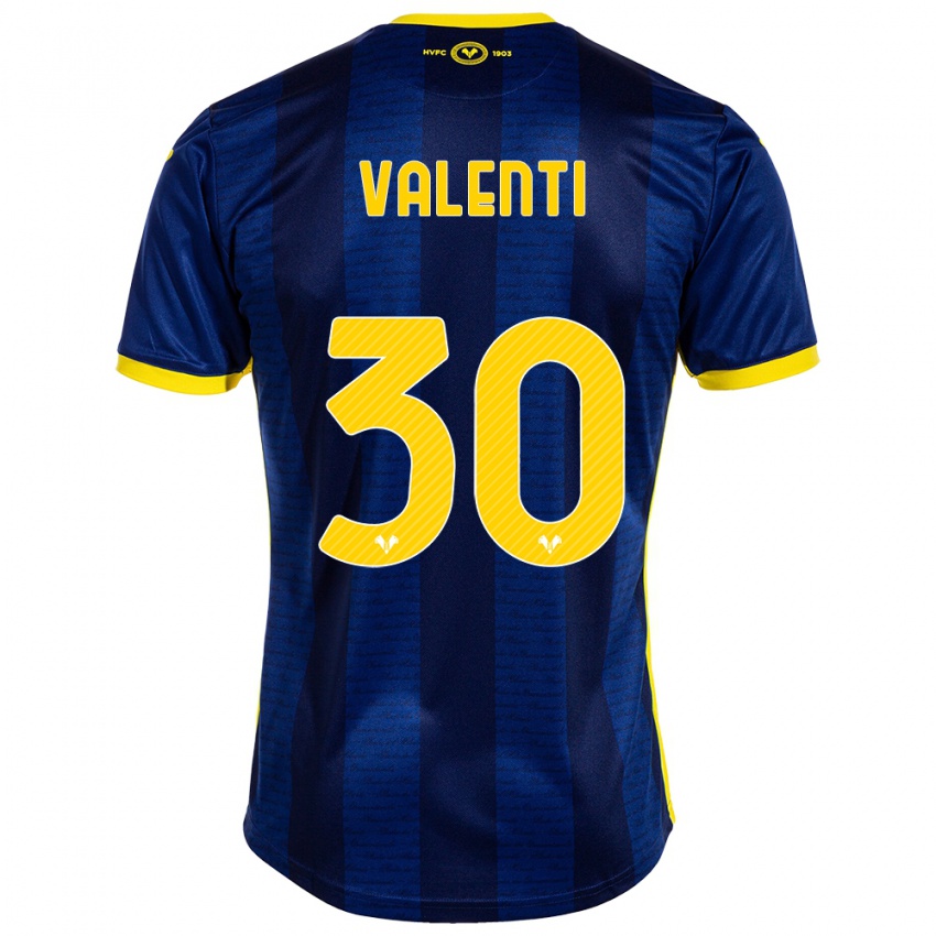 Mujer Camiseta Francesco Valenti #30 Armada 1ª Equipación 2023/24 La Camisa Argentina