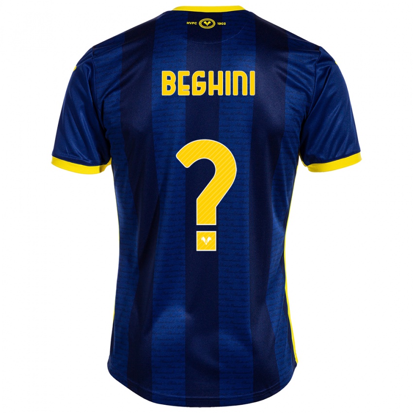 Mujer Camiseta Alessandro Beghini #0 Armada 1ª Equipación 2023/24 La Camisa Argentina