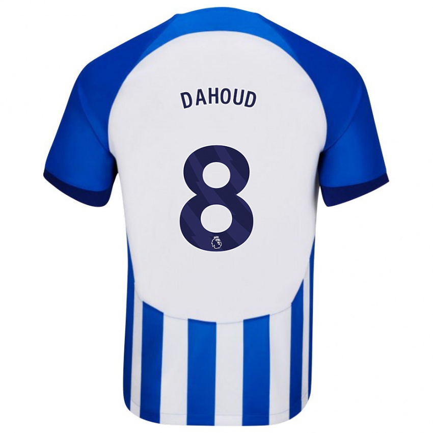 Mujer Camiseta Mahmoud Dahoud #8 Azul 1ª Equipación 2023/24 La Camisa Argentina