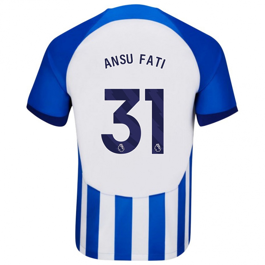Mujer Camiseta Ansu Fati #31 Azul 1ª Equipación 2023/24 La Camisa Argentina