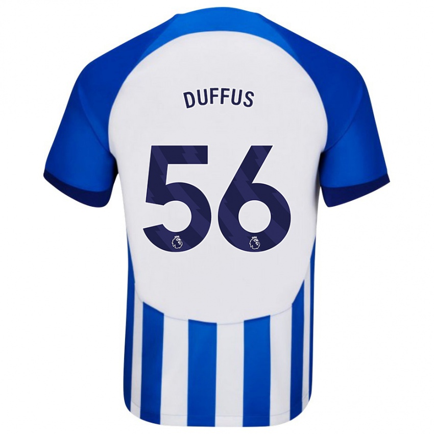 Mujer Camiseta Josh Duffus #56 Azul 1ª Equipación 2023/24 La Camisa Argentina