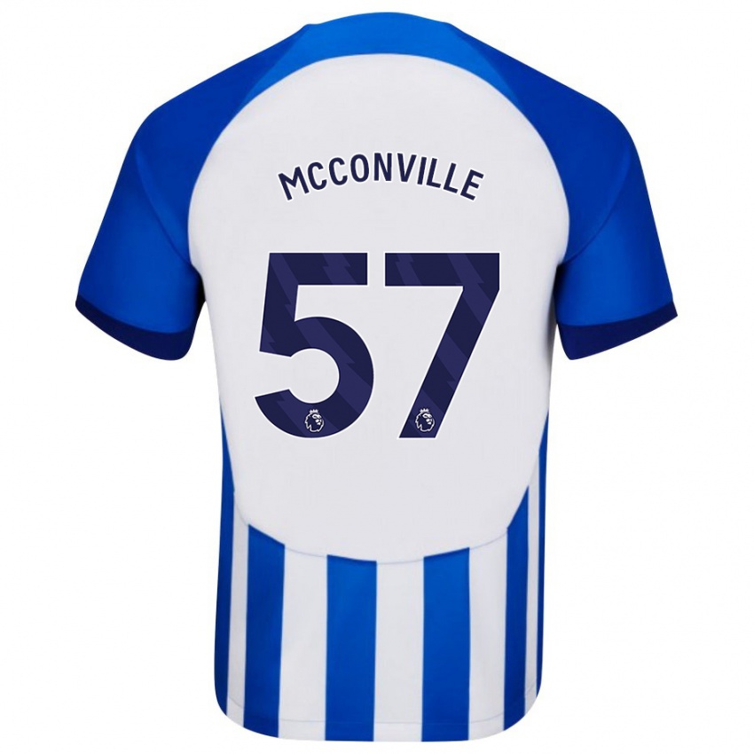Mujer Camiseta Ruairi Mcconville #57 Azul 1ª Equipación 2023/24 La Camisa Argentina