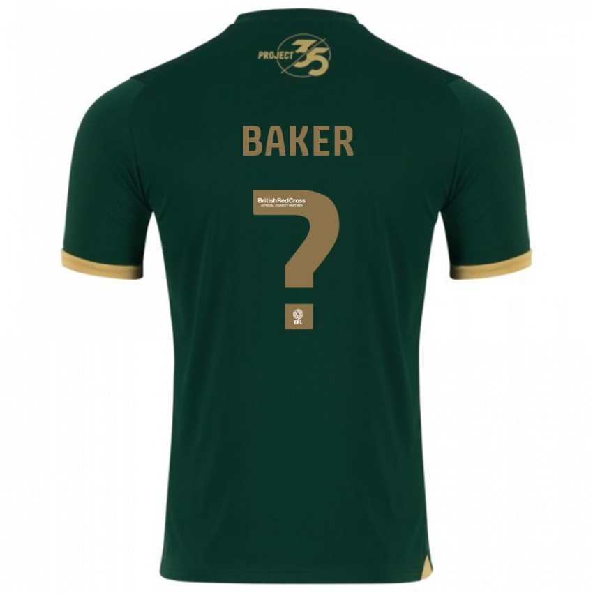 Mujer Camiseta Zak Baker #0 Verde 1ª Equipación 2023/24 La Camisa Argentina