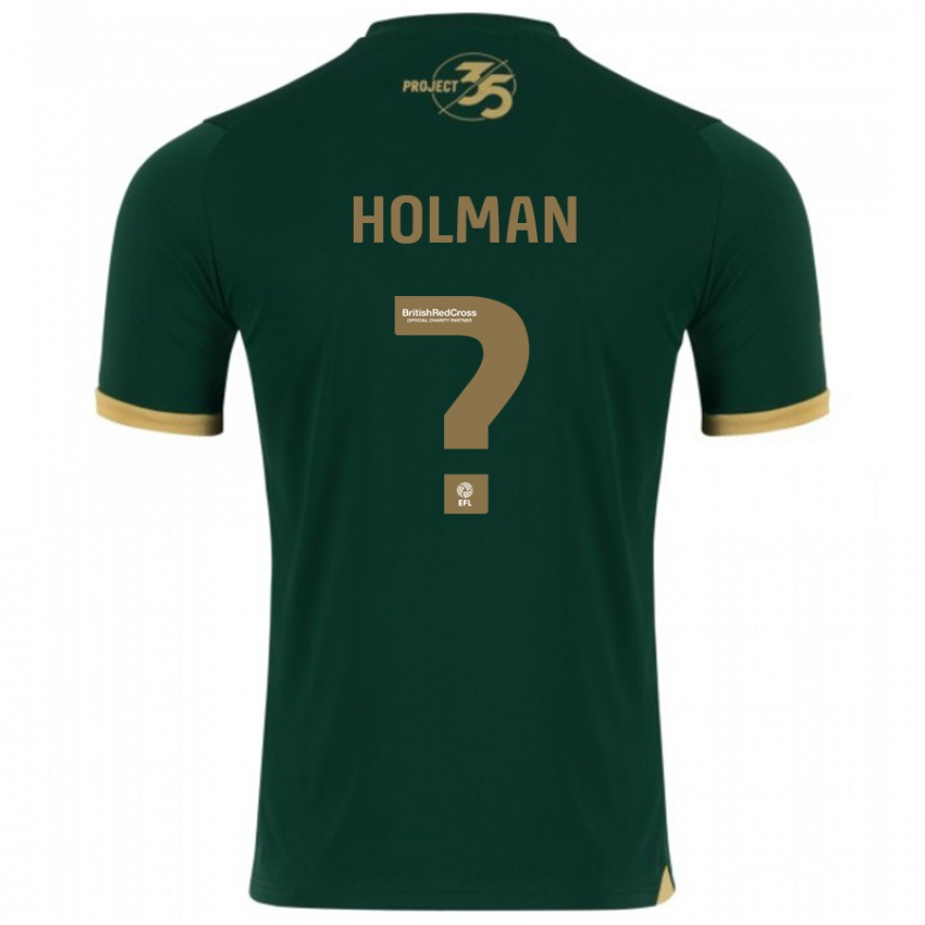 Mujer Camiseta Daniel Holman #0 Verde 1ª Equipación 2023/24 La Camisa Argentina