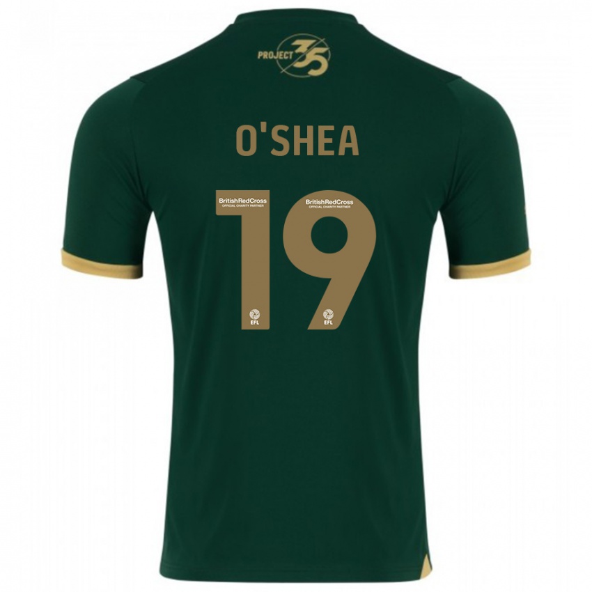 Mujer Camiseta Erin O'shea #19 Verde 1ª Equipación 2023/24 La Camisa Argentina