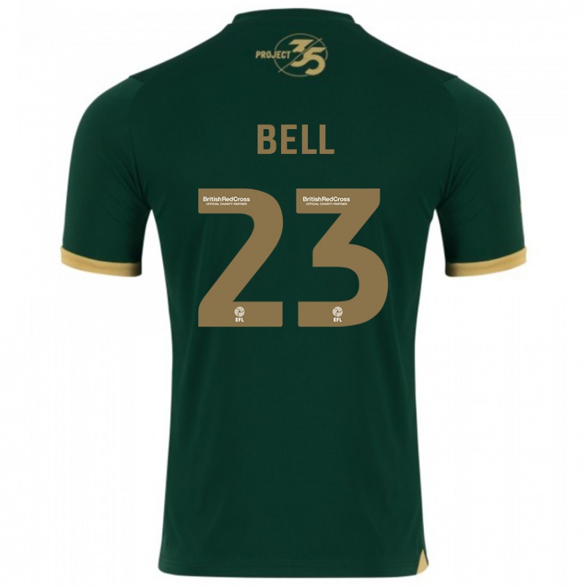 Mujer Camiseta Katelyn Bell #23 Verde 1ª Equipación 2023/24 La Camisa Argentina