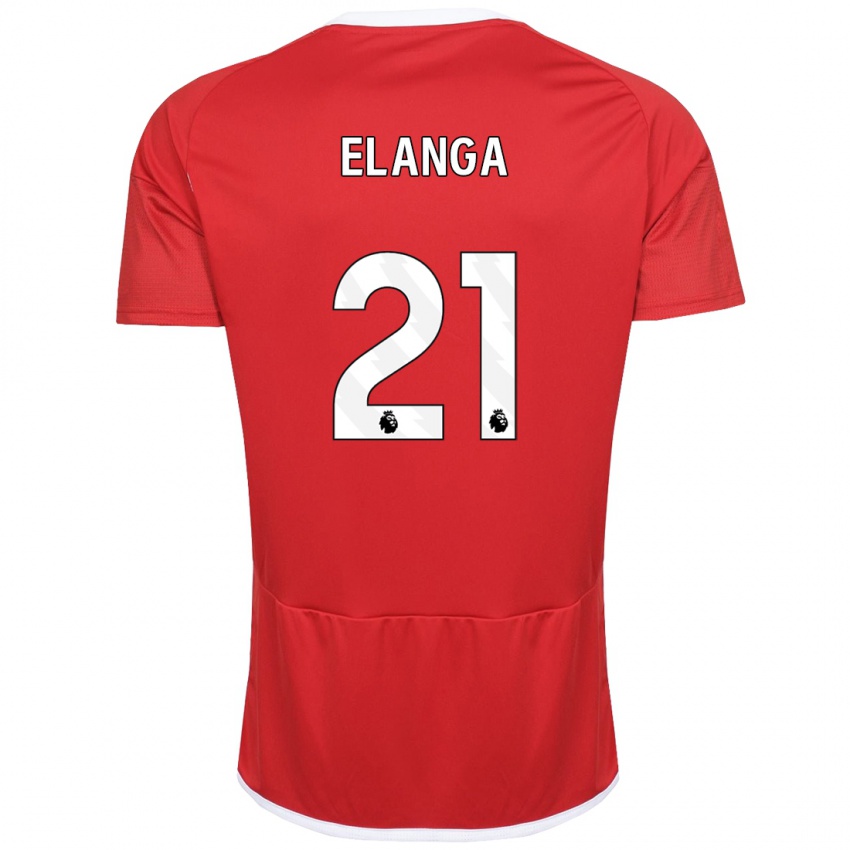 Mujer Camiseta Anthony Elanga #21 Rojo 1ª Equipación 2023/24 La Camisa Argentina