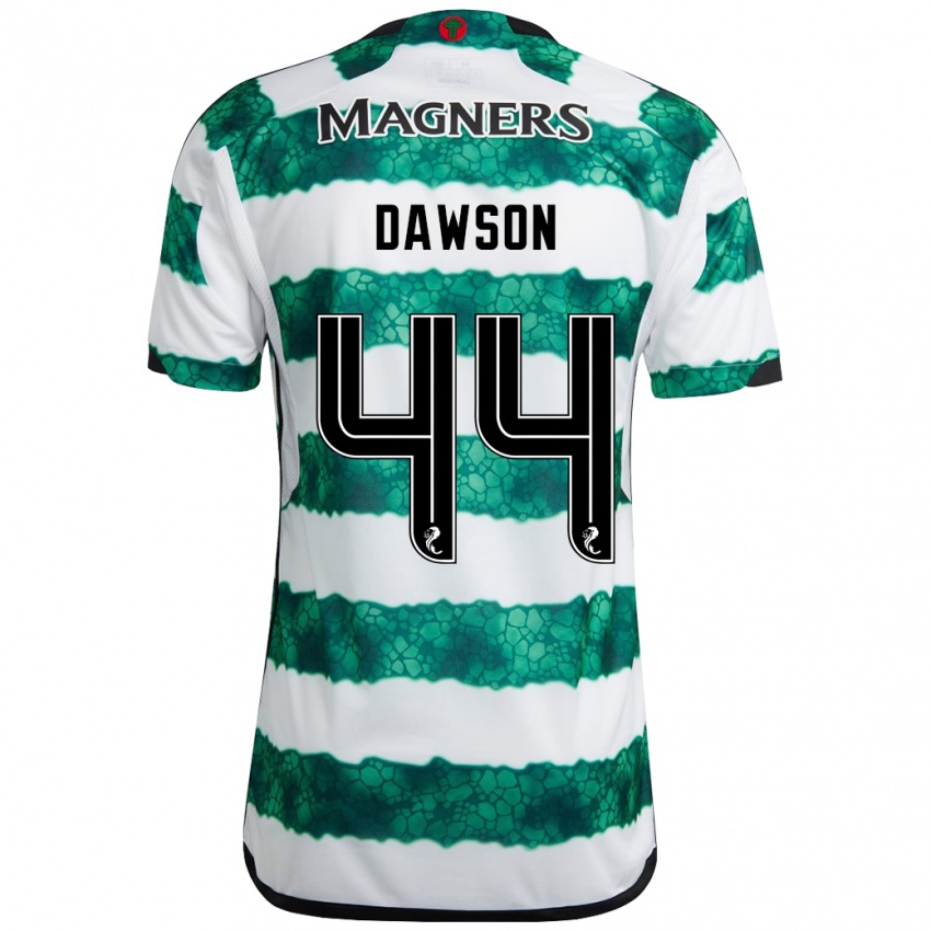 Mujer Camiseta Joey Dawson #44 Verde 1ª Equipación 2023/24 La Camisa Argentina