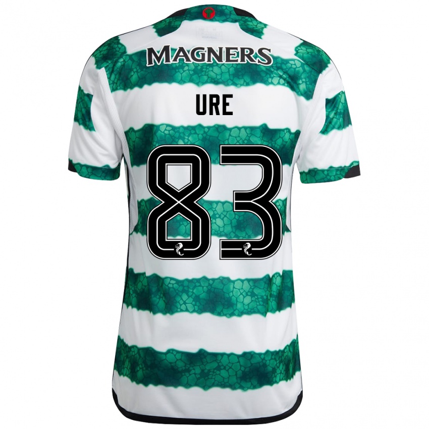 Mujer Camiseta Kyle Ure #83 Verde 1ª Equipación 2023/24 La Camisa Argentina