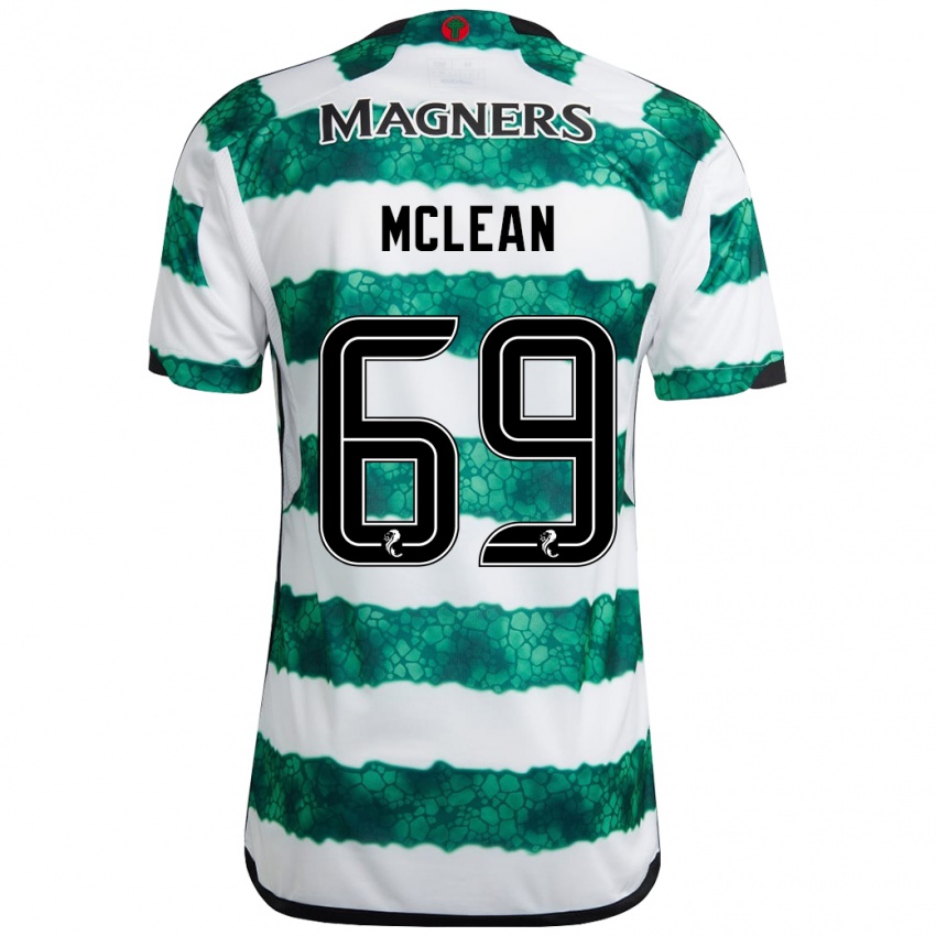 Mujer Camiseta Kai Mclean #69 Verde 1ª Equipación 2023/24 La Camisa Argentina