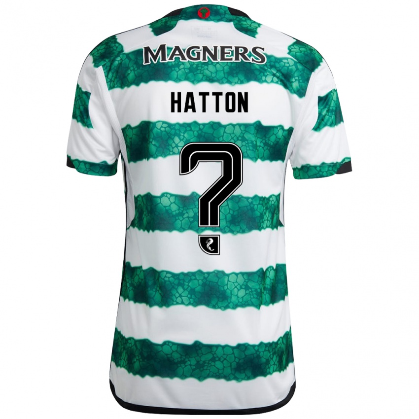 Mujer Camiseta Thomas Hatton #0 Verde 1ª Equipación 2023/24 La Camisa Argentina