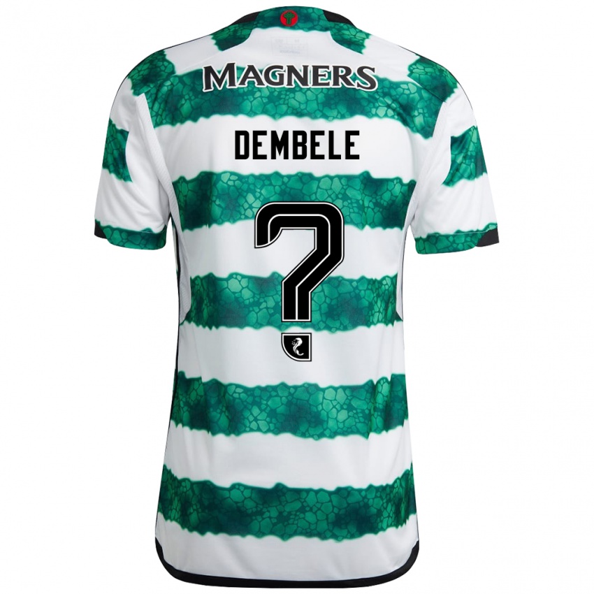 Mujer Camiseta Hassan Dembele #0 Verde 1ª Equipación 2023/24 La Camisa Argentina