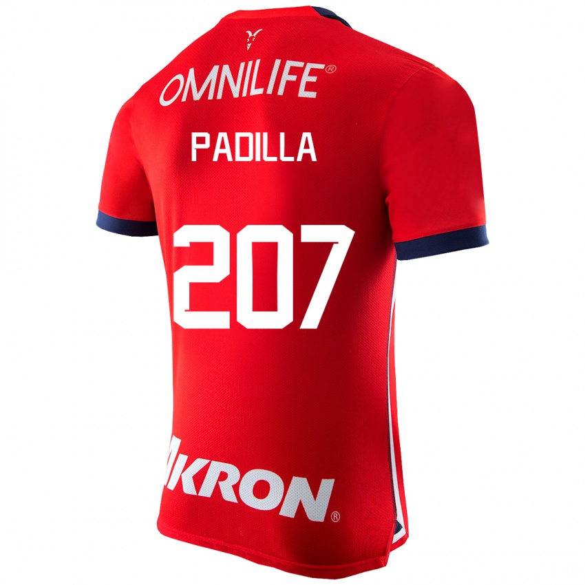 Mujer Camiseta Yael Padilla #207 Rojo 1ª Equipación 2023/24 La Camisa Argentina