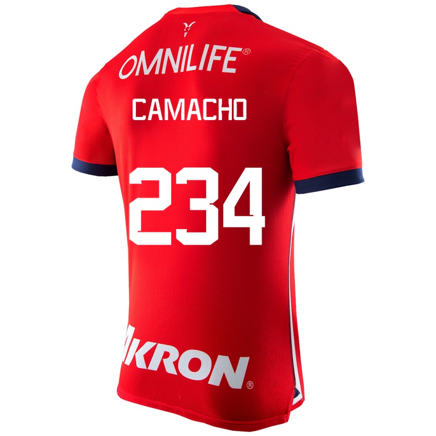 Mujer Camiseta Xandor Camacho #234 Rojo 1ª Equipación 2023/24 La Camisa Argentina