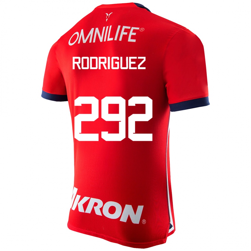 Mujer Camiseta Emiliano Rodríguez #292 Rojo 1ª Equipación 2023/24 La Camisa Argentina