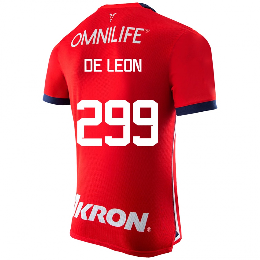 Mujer Camiseta Jared De León #299 Rojo 1ª Equipación 2023/24 La Camisa Argentina