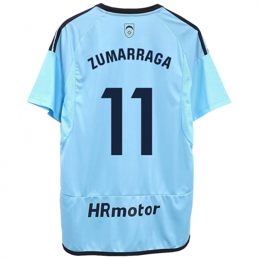 Mujer Camiseta Aitana Zumárraga Garde #11 Azul 2ª Equipación 2023/24 La Camisa Argentina