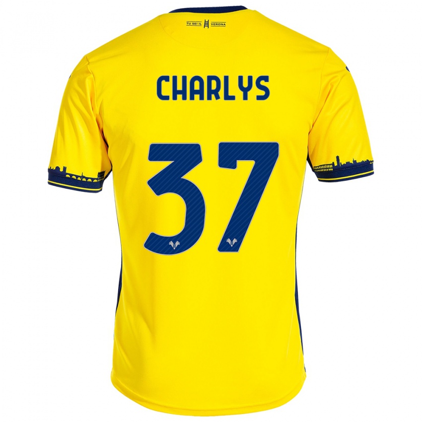 Mujer Camiseta Charlys #37 Amarillo 2ª Equipación 2023/24 La Camisa Argentina