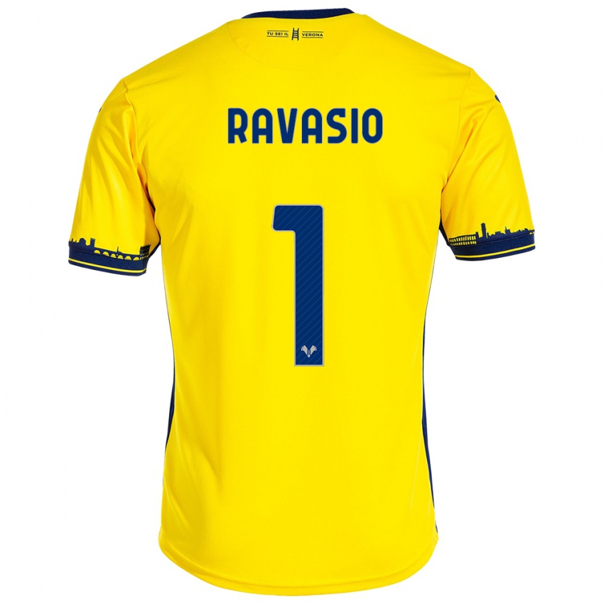 Mujer Camiseta Manuel Ravasio #1 Amarillo 2ª Equipación 2023/24 La Camisa Argentina