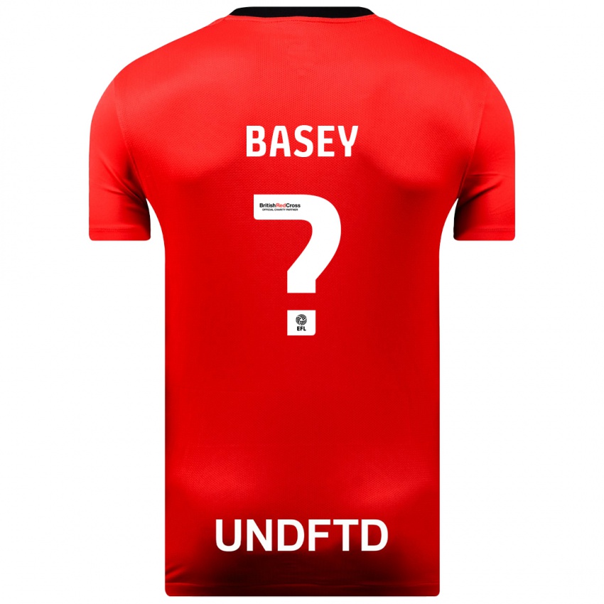 Mujer Camiseta Oliver Basey #0 Rojo 2ª Equipación 2023/24 La Camisa Argentina