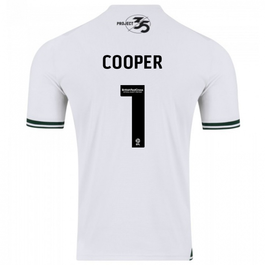 Mujer Camiseta Michael Cooper #1 Blanco 2ª Equipación 2023/24 La Camisa Argentina
