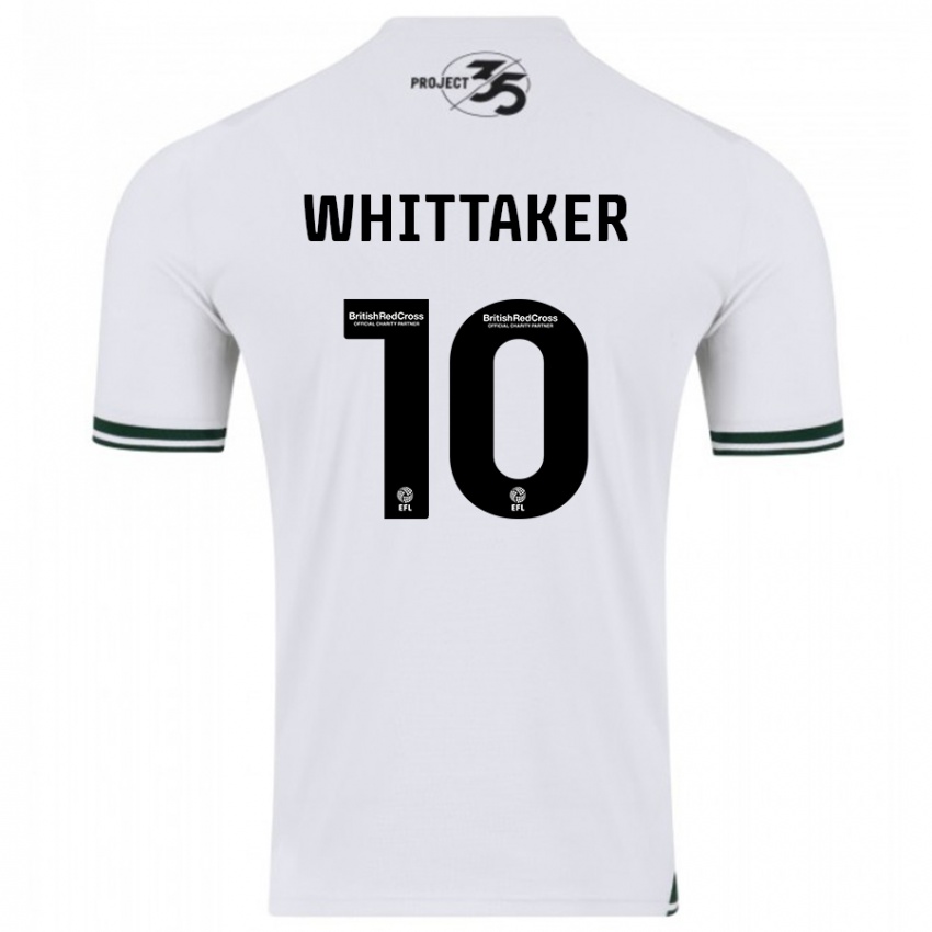 Mujer Camiseta Morgan Whittaker #10 Blanco 2ª Equipación 2023/24 La Camisa Argentina