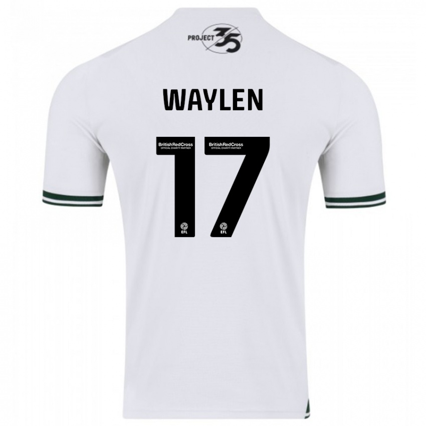 Mujer Camiseta Libby Waylen #17 Blanco 2ª Equipación 2023/24 La Camisa Argentina