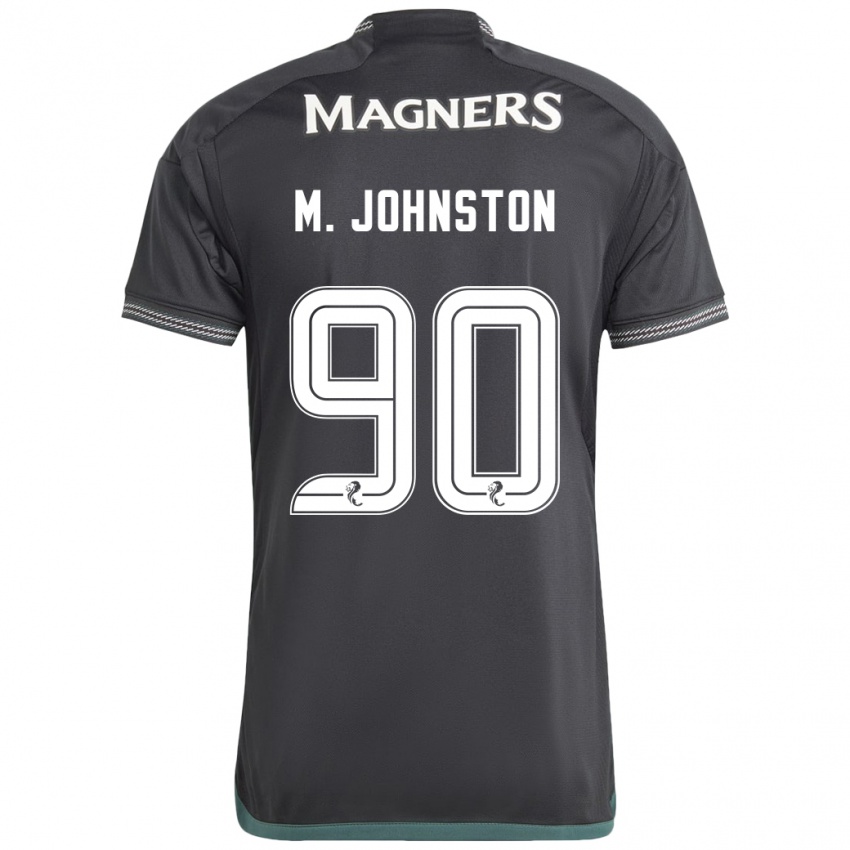 Mujer Camiseta Mikey Johnston #90 Negro 2ª Equipación 2023/24 La Camisa Argentina