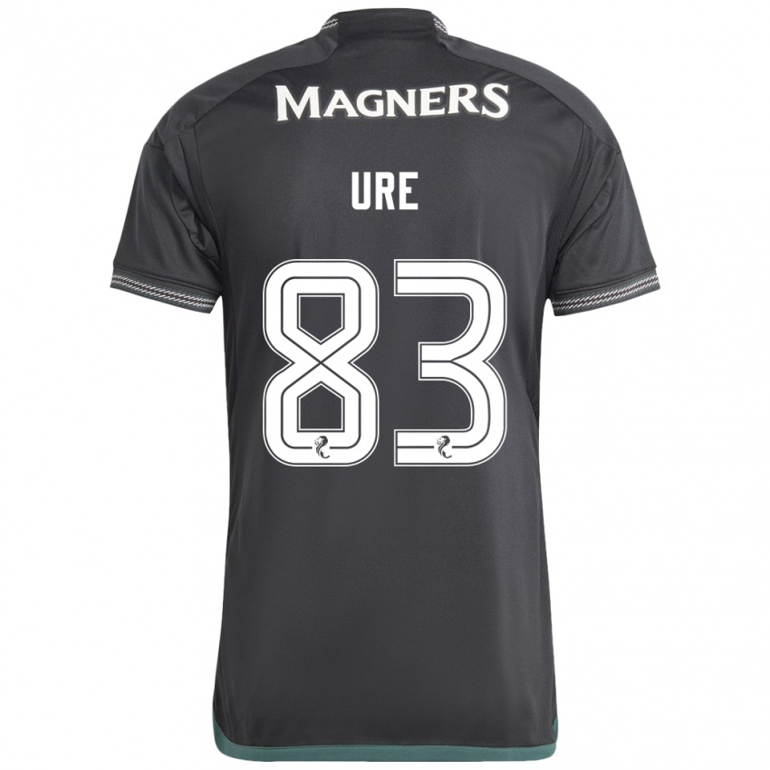 Mujer Camiseta Kyle Ure #83 Negro 2ª Equipación 2023/24 La Camisa Argentina