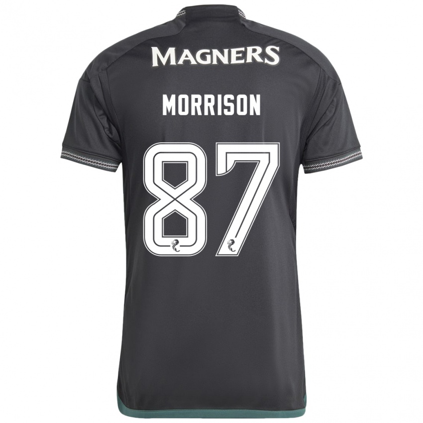 Mujer Camiseta Joe Morrison #87 Negro 2ª Equipación 2023/24 La Camisa Argentina
