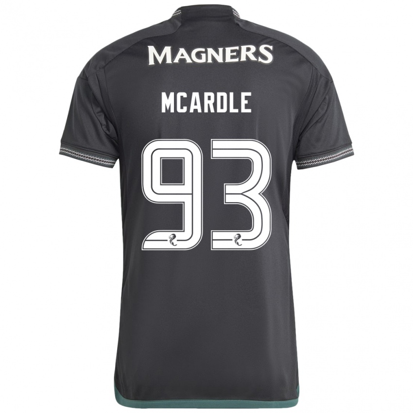 Mujer Camiseta Sean Mcardle #93 Negro 2ª Equipación 2023/24 La Camisa Argentina