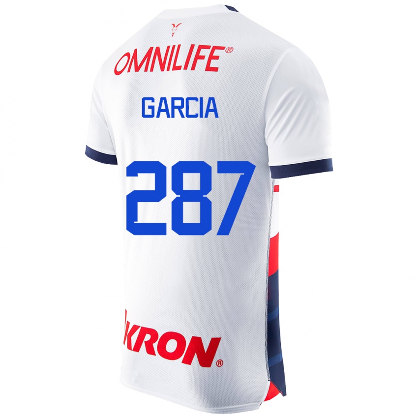 Mujer Camiseta Gael García #287 Blanco 2ª Equipación 2023/24 La Camisa Argentina