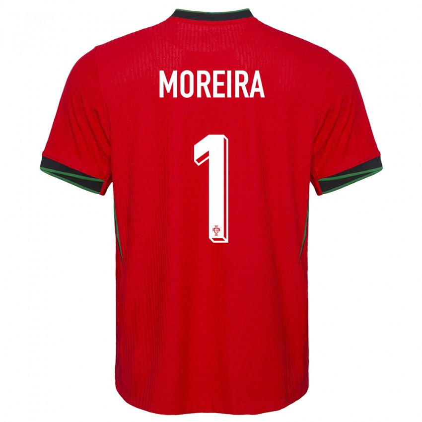 Niño Camiseta Portugal Andre Moreira #1 Rojo 1ª Equipación 24-26 La Camisa Argentina