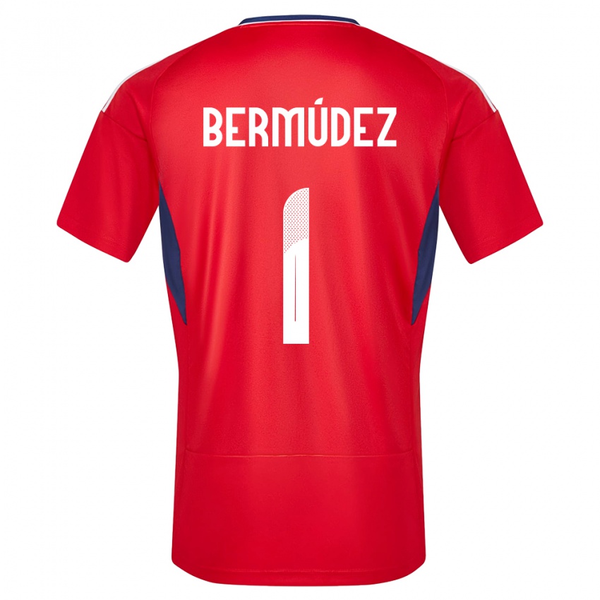 Niño Camiseta Costa Rica Noelia Bermudez #1 Rojo 1ª Equipación 24-26 La Camisa Argentina