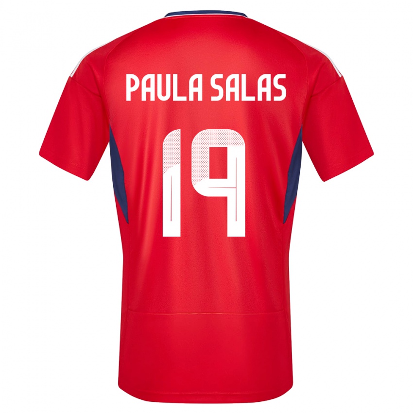 Niño Camiseta Costa Rica Maria Paula Salas #19 Rojo 1ª Equipación 24-26 La Camisa Argentina