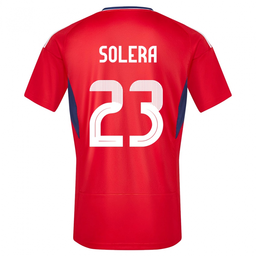 Niño Camiseta Costa Rica Daniela Solera #23 Rojo 1ª Equipación 24-26 La Camisa Argentina