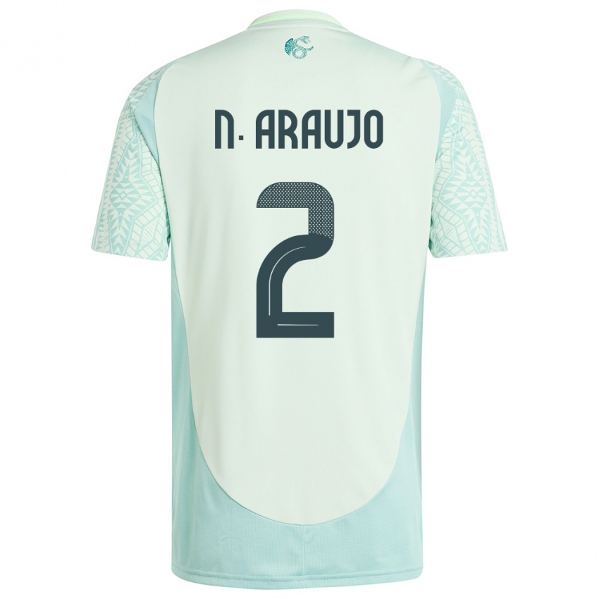 Niño Camiseta México Nestor Araujo #2 Lino Verde 2ª Equipación 24-26 La Camisa Argentina