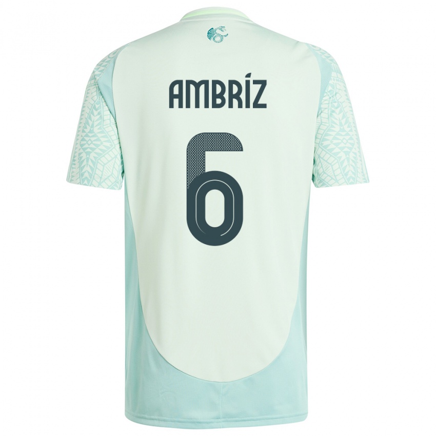 Niño Camiseta México Fidel Ambriz #6 Lino Verde 2ª Equipación 24-26 La Camisa Argentina