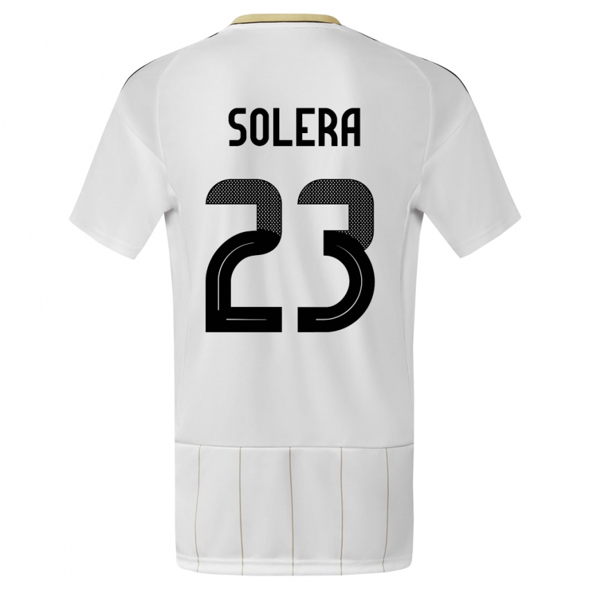 Niño Camiseta Costa Rica Daniela Solera #23 Blanco 2ª Equipación 24-26 La Camisa Argentina