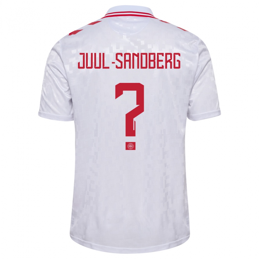 Niño Camiseta Dinamarca Nikolaj Juul-Sandberg #0 Blanco 2ª Equipación 24-26 La Camisa Argentina