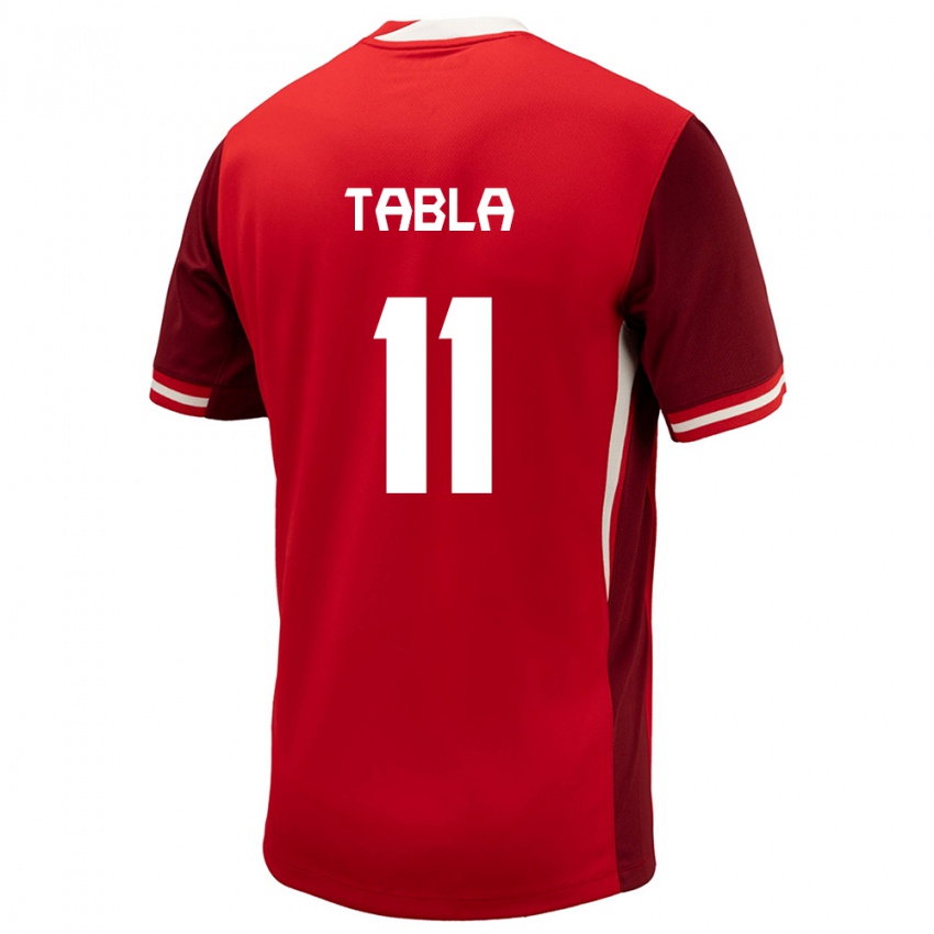 Hombre Camiseta Canadá Ballou Tabla #11 Rojo 1ª Equipación 24-26 La Camisa Argentina