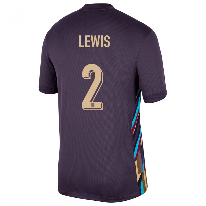 Hombre Camiseta Inglaterra Rico Lewis #2 Pasa Oscura 2ª Equipación 24-26 La Camisa Argentina