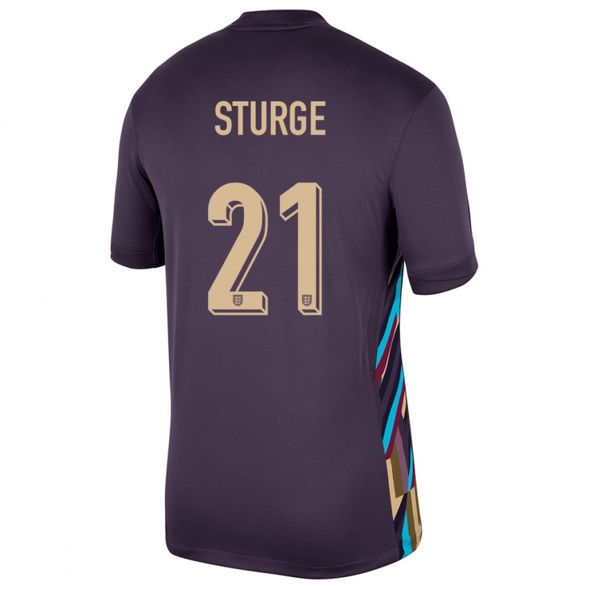 Hombre Camiseta Inglaterra Zak Sturge #21 Pasa Oscura 2ª Equipación 24-26 La Camisa Argentina