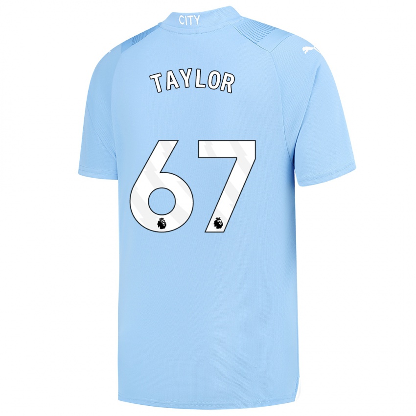 Niño Camiseta Kane Taylor #67 Azul Claro 1ª Equipación 2023/24 La Camisa Argentina